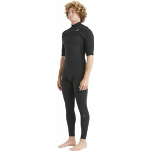 2024 Billabong Mens Revolution 2mm Chest Zip Short Sleeve Wetsuit ABYW300108 - Black